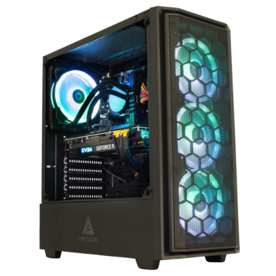 Cobratype Bushmaster Gaming Desktop PC - Intel Core i5 12600K, NVIDIA RTX 3060 Ti, 16 GB DDR5, 1 TB NVMe, AIO Liquid Cooler, Windows 11 Pro